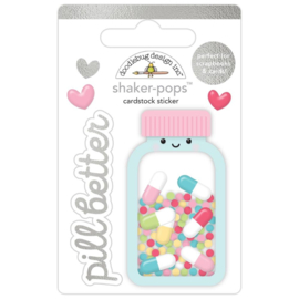 Doodlebug Shaker-Pops 3D Sticker Pill Better PREORDER
