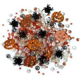 Buttons Galore Sparkletz Embellishment Pack 10g Creepy Halloween