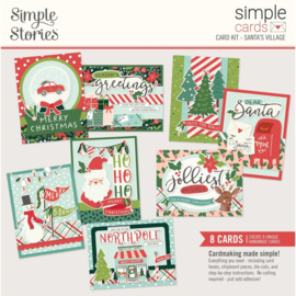 Simple Stories Simple Cards Card Kit Santa's Village  