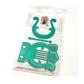 Scrapdiva Valentine Harp Memorydex  