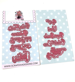 Scrapdiva Baking Words