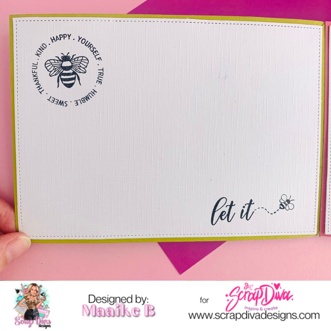 Scrapdiva Bee Happy Stamp Set