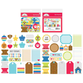 Doodlebug Odds & Ends Bits & Pieces Die-Cuts Doggone Cute  