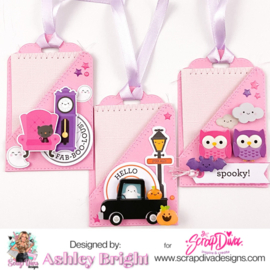 Scrapdiva Halloween Pocket Tag  