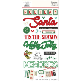 Simple Stories Simple Vintage Holly Jolly Foam Stickers 53/Pkg preorder