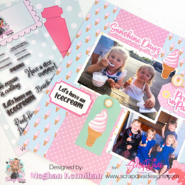 Scrapdiva Summer Ticket Stamp Set
