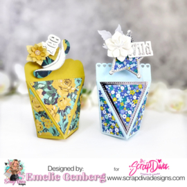Scrapdiva 3D Double Self Closing Gift Bag  