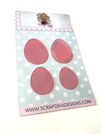 Scrapdiva Fringed Egg