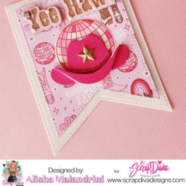 Scrapdiva  Double Stitched Fishtail set  