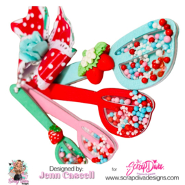 Scrapdiva Shaker Measuring Spoon Set  