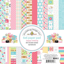 Doodlebug Double-Sided Paper Pad 6"X6" Happy Healing 