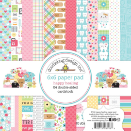 Doodlebug Double-Sided Paper Pad 6"X6" Happy Healing PREORDER