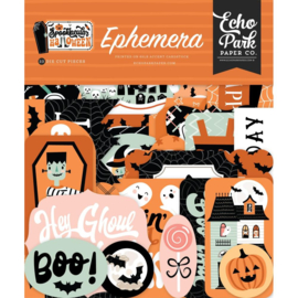 Echo Park Cardstock Ephemera Icons, Spooktacular Halloween  