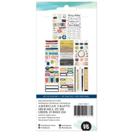 Vicki Boutin Print Shop Sticker Book W/Gold Foil Accents 238/Pkg  