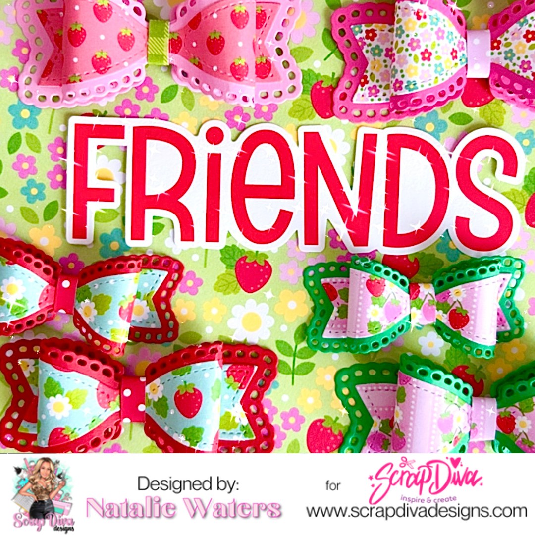 Scrapdiva Lace Border Bow preorder