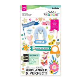 Vicki Boutin Bold And Bright Sticker Book 8 Sheets  