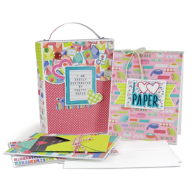 Photoplay A2 Cardbox W/3 Cards & Envelopes Kraft