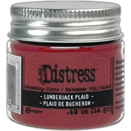 Tim Holtz Distress Embossing Glaze Lumberjack Plaid  