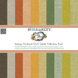 49 & Market Collection Pack 12"X12" Vintage Orchard Solids  