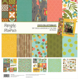 Simple Stories Collection Kit 12"X12" Say Cheese Adventure At The Park  
