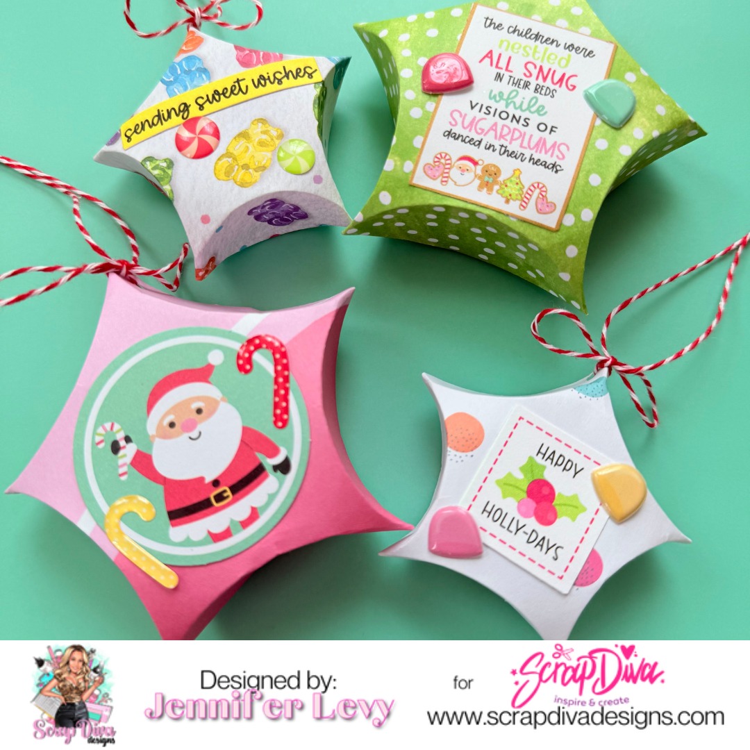 Scrapdiva 3D Star Treat Box