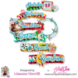 Scrapdiva Holiday Word Set