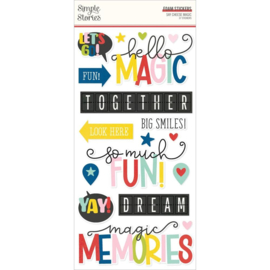 Simple Stories Say Cheese Magic Stickers 37/Pkg Foam  