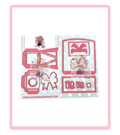 Scrapdiva 3D Bow Gift Box