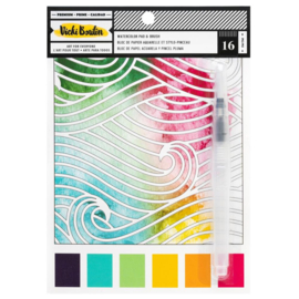 Vicki Boutin Mixed Media Paper Pad 6"X8" 16/Pkg Watercolor PREORDER