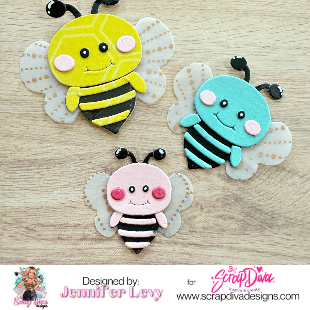 Scrapdiva Cute Bees