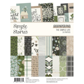 Simple Stories Double-Sided Paper Pad 6"X8" 24/Pkg The Simple Life  