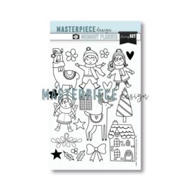 Masterpiece Design 6x8" Clear Stampset "Merry Memories"  