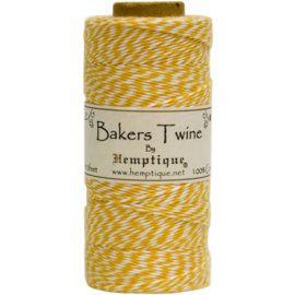 Hemptique Cotton Baker's Twine Spool 2-Ply 410' Yellow