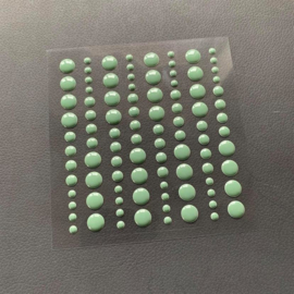 Simple and Basic Adhesive Enamel Dots Eucalyptus (96 pcs)