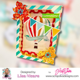 Scrapdiva Frilly Anemone Flower