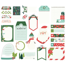 Simple Stories Santa's Village Bits & Pieces Journal  