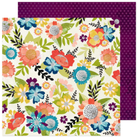 Vicki Boutin Print Shop Double-Sided Cardstock 12"X12" Flourish 