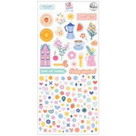 Pinkfresh Studio Puffy Stickers 5.5"X11" The Simple Things  preorder