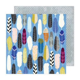 Vicki Boutin Discover + Create Double-Sided Cardstock 12X12" Plumage  