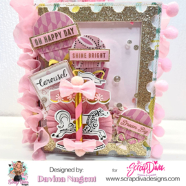 Scrapdiva Fringed Birthday Balloons 