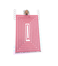 Scrapdiva Scalloped Nested Rectangle