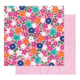 Shimelle Reasons To Smile Double-Sided Cardstock 12"X12" Bloom Wild PREORDER