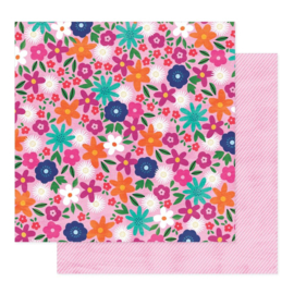 Shimelle Reasons To Smile Double-Sided Cardstock 12"X12" Bloom Wild  