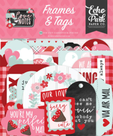 Echo Park Love Notes Frames & Tags