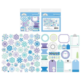 Doodlebug Bits & Pieces Die-Cuts Snow Much Fun  