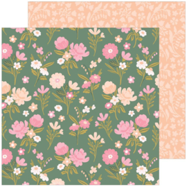 Pinkfresh Lovely Blooms Double-Sided Cardstock 12"X12" Keep Growing 