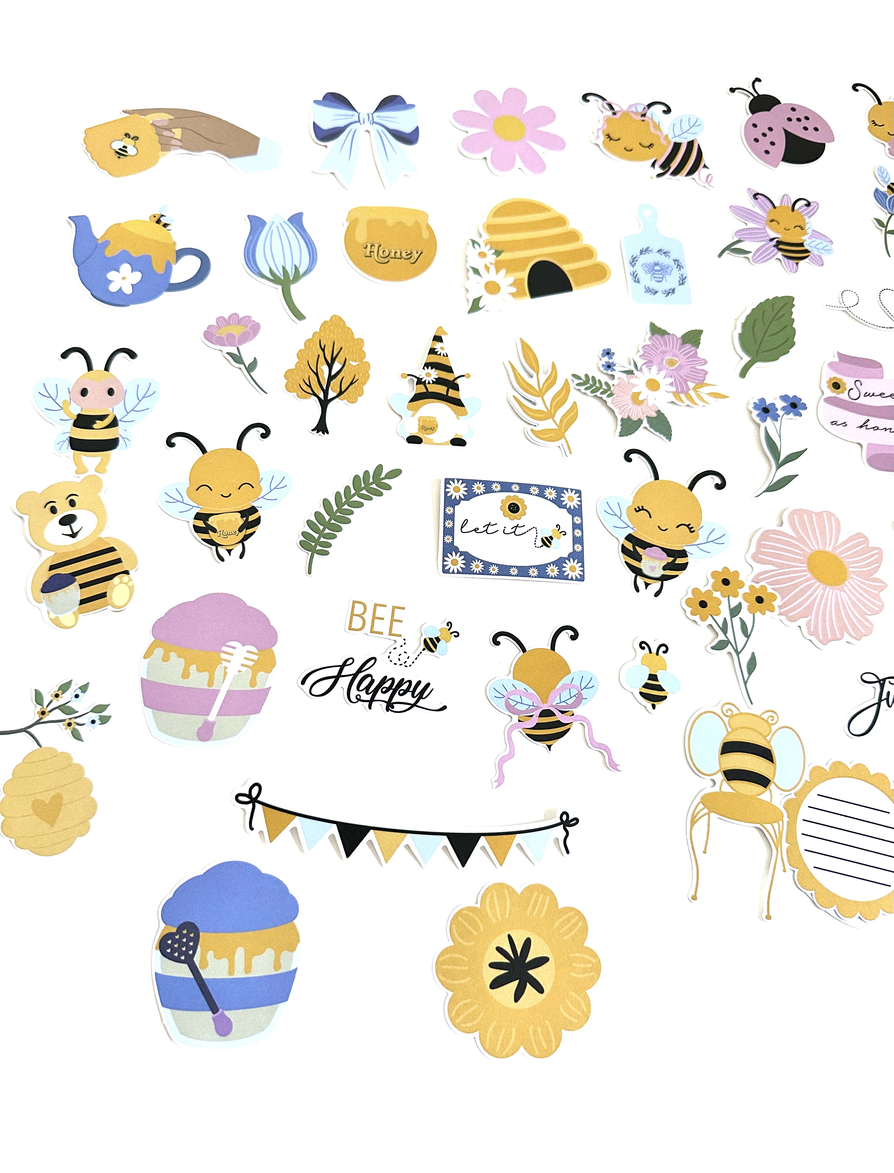 Scrapdiva Bee Happy Die Cuts