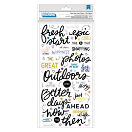 Vicki Boutin Discover + Create Thickers Stickers 133/Pkg Title - Puffy  