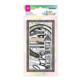 Vicki Boutin Bold And Bright Paperboard Frames 30 Pieces 