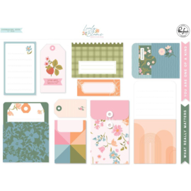Pinkfresh Journaling Bits 15/Pkg Lovely Blooms 